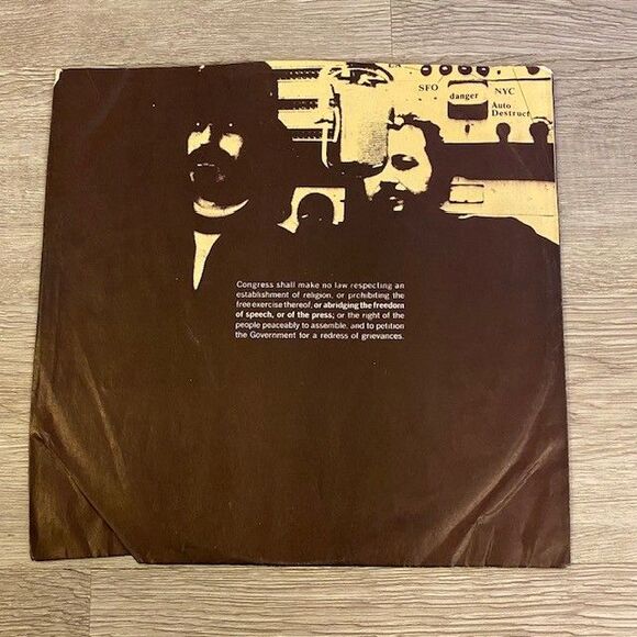 Frank Zappa Chunga's Revenge Vintage Vinyl LP 1970 Bizarre/Reprise MS-2030 - Picture 5 of 8